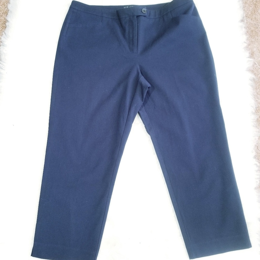 Holland Ave blue dressy capris.  Size 12